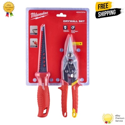 Milwaukee gerade Metallschere und Stichsäge - Trockenbau-Set - 4932479784