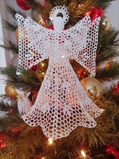   angeli, adobbi, natale,uncinetto , artigianali