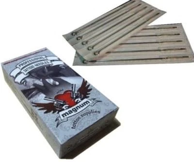 MAGNUM TATTOO SUPPLIES MTS Professionell Tattoo Nadeln - 25 X 9F Flach Schattierung - Hochwertig
