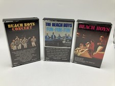Used Beach Boys 3 Cassette Tape Lot - Best of Vol.2  Concert