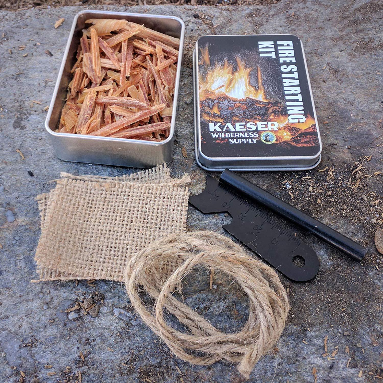 Kaeser Wood Burning Portable Stove Camping Survival Backpacking Fatwood