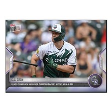2022 Topps Now #462 CJ Cron Rockies (PR-245)