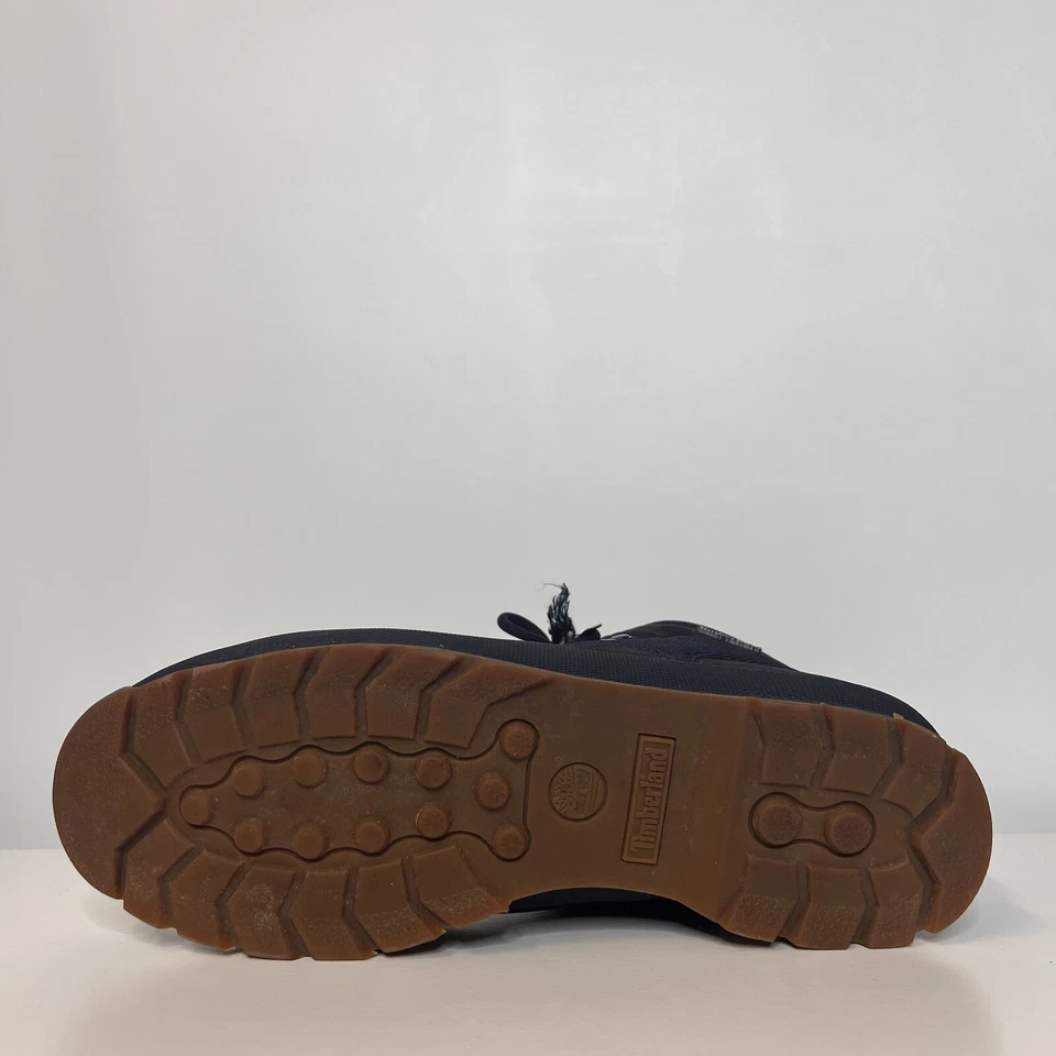 Timberland Euro Hiker Leather Suede Mid Hiking Boots Blue Lace Mens US Size 13 - Image 2 of 4