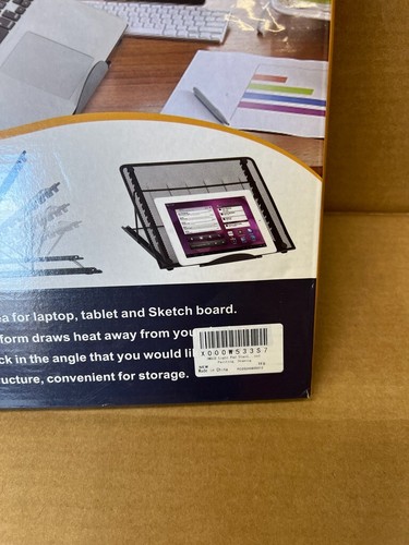 IMAGE Laptop Stand,Large Version Foldable Portable Ventilated Desktop Laptop - Afbeelding 14 van 14
