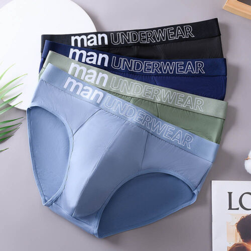 Men's Underwear Sexy Briefs U Convex Pouch Briefs Low-rise Thin Panties ☆ - Picture 3 of 23