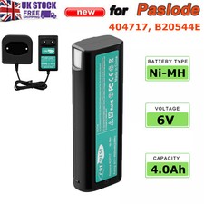 4.0AH 6V Battery/Charger For Paslode 404717 IM250 IM350 IM65 404400 900400 Ni-MH