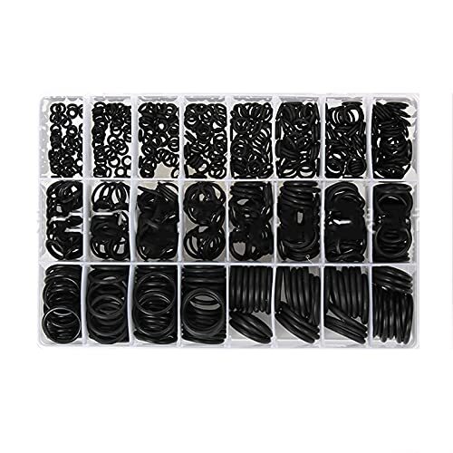 800 Pezzi O-Ring in Gomma, Kit Assortimento O-Ring in Gomma, Guarnizioni (g6V)