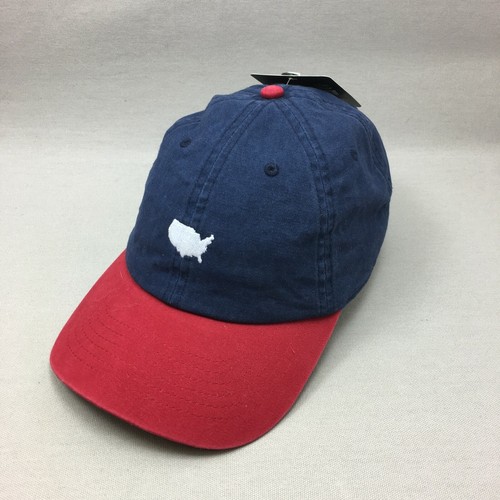 Wembley Hat Cap Strap Back Men Blue Red 