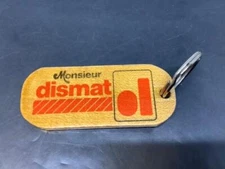 Vintage Promo Keyring MONSIEUR DISMAT Keychain HARDWARE STORE Ancien Porte-Clés
