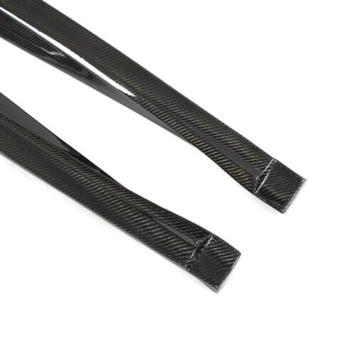 For Maserati Levante 2017-21 Real Carbon Fiber Side Skirt Extension Lip Spoiler - Picture 11 of 12
