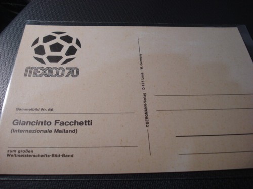 FACCHETTI INTER ITALIA A SCELTA PRODUZIONE DAL 1968 69 ALLA STAGIONE 1972 73 - Picture 138 of 194