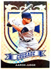 Aaron Judge 2021 Panini Chronicles Crusade #13 Silver Checkerboard Refractor
