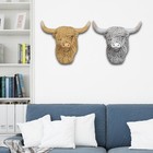 Highland Cow Decor Head Wall Decor Decorative Wall Mounted Decoration Highland
