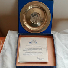 Tower Mint Brass Plate in Presentation Box with Certificate of Authenticity