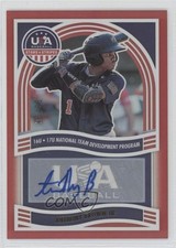 2024 Panini Stars and Stripes Red 38/65 Anthony Brown Jr #NTS-AB Auto 1b9b