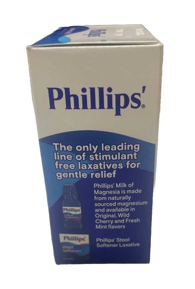 Phillips' Laxante 24 Comprimidos Ea Estimulante Libre de Calambres Exp 03/2026 Lote de 3 Foto 2 de 4