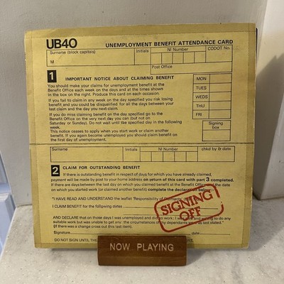UB40   Signing Off LP Record 1980 Graduate Reggae Dub 33 RPM