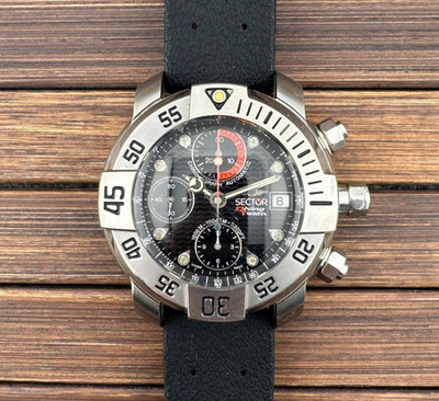 Sector Golden Eagle No Limits 42mm Titanium 1000m Chronograph Automatik 7750