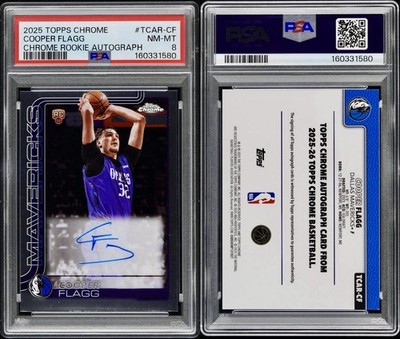 2025-26 Topps Chrome - Rookie Autographs Cooper Flagg #TCAR-CF (AU