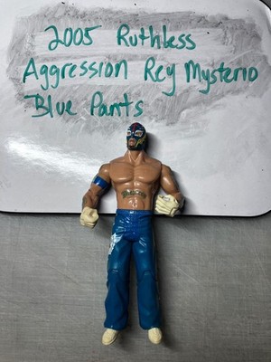 WWE Jakks Rey Mysterio Action Figure 2005 Ruthless Aggression Masked Blue Pants