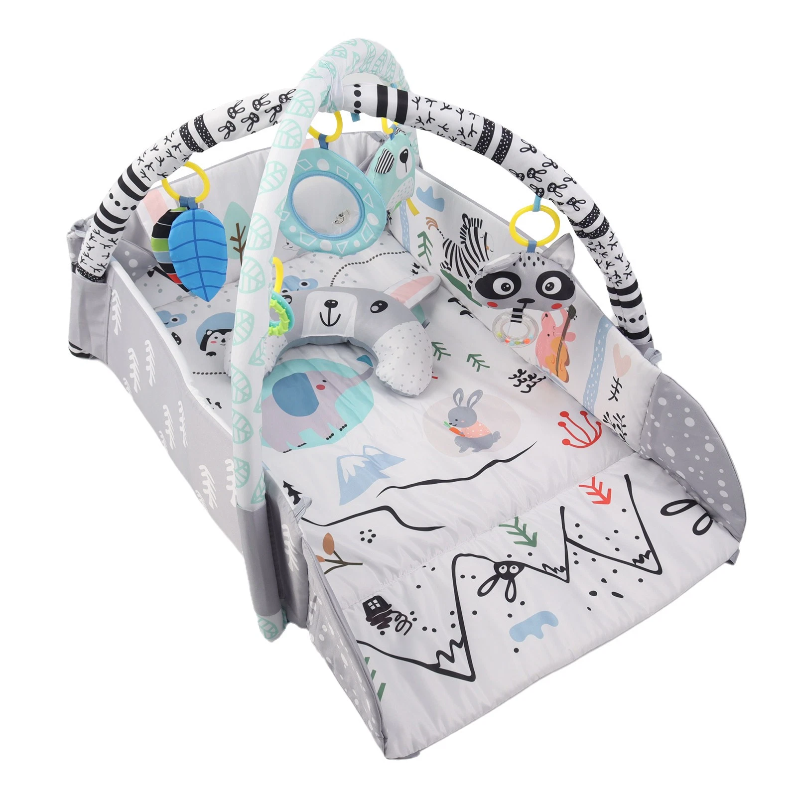 Kids 4-in-1 Bunny Play Mat Foldable Soft Baby Gym, Ball Pit & Activity Fun
Opens in a new window or