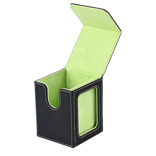 Card Deck Box with Display Window, Trading Card Storage Box, Can Hold 120 + Sing - Picture 32 of 32
