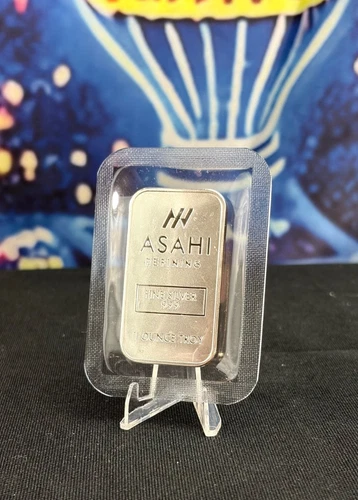 1 Ahasi Bar 1 Troy oz.999 Silver. Sealed bullion bar for collecting