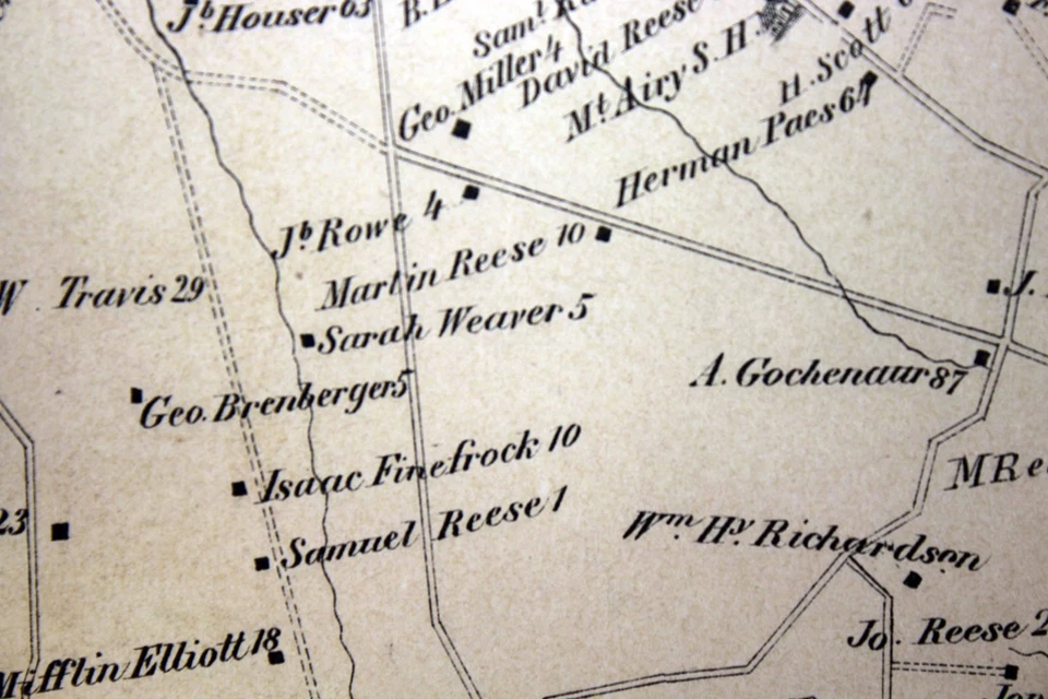 1875 Plat Map Providence Township Lancaster County Pennsylvania Genealogy - Image 4 of 4