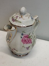 POT À LAIT EN PORCELAINE LIMOGES BERNARDAUD DÉCOR FLORAL FLEUR 