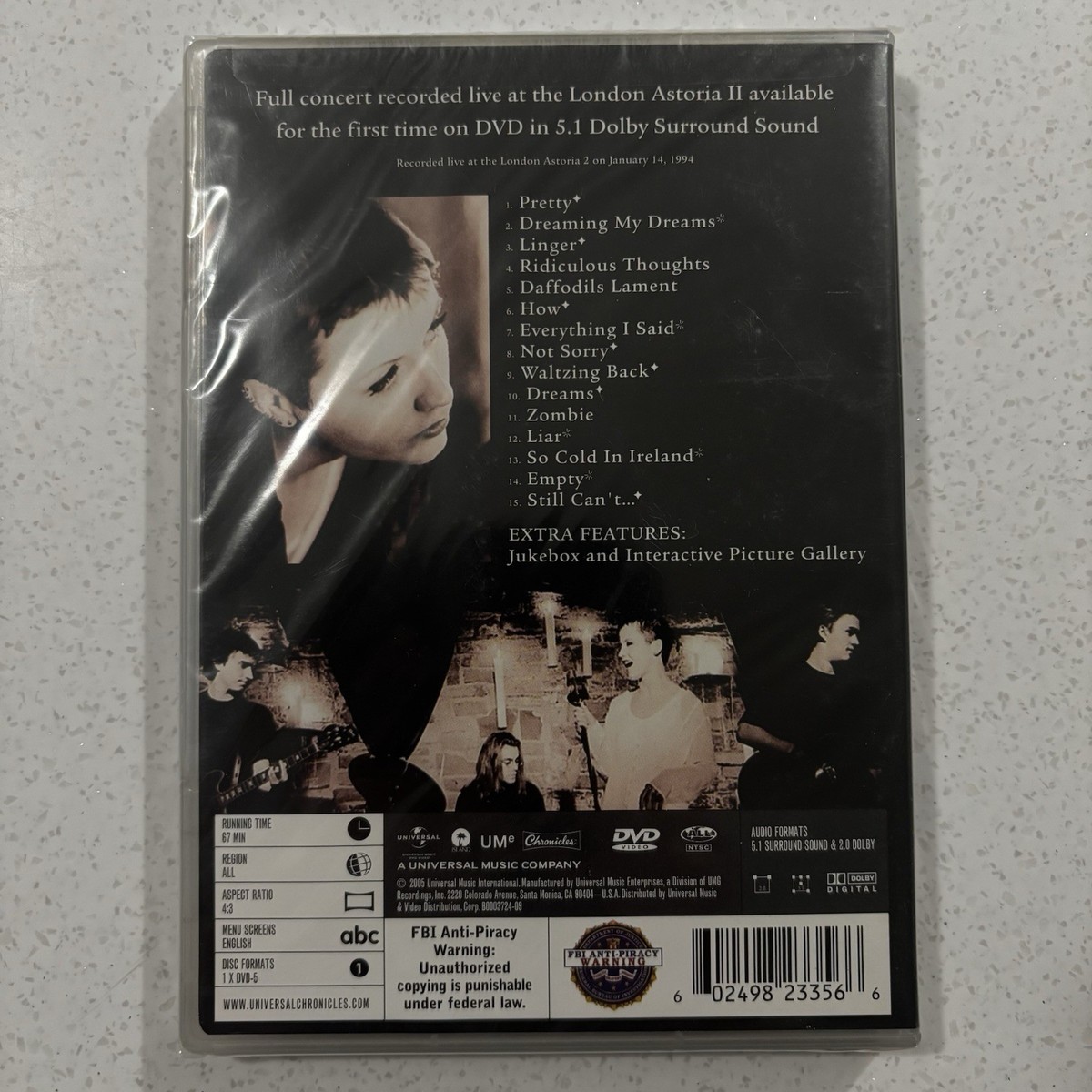 クランベリーズ / ライヴ・イン・ロンドン [DVD] The Cranberries Live London (DVD, 2005) 90s Dreampop Alternative