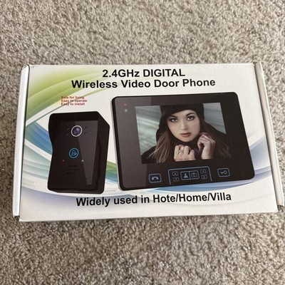 2.4ghz Digital Wireless Video Door Phone 7 Inch