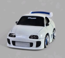 1993 TOYOTA SUPRA JDM TUNED Diorama Collectible DieCast Model 1:64 White LOOSE