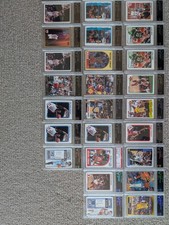 BULK LOT  (27) TCG Graded NBA cards Jordan, Bird , Magic Johnson 
