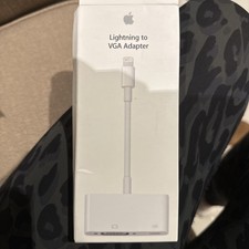 Image of Genuine Apple Lightning To VGA Adapter White MD825ZM/A