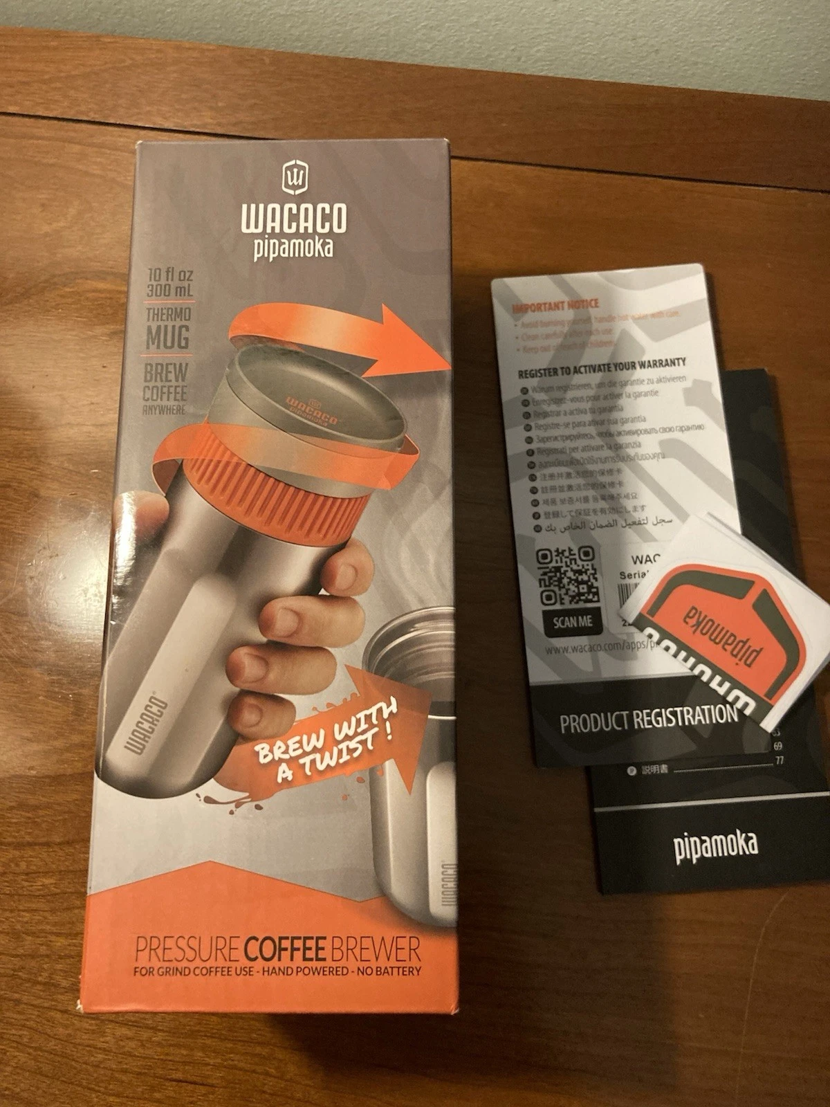 Wacaco Pipamoka Portable Coffee Maker NEW In Box