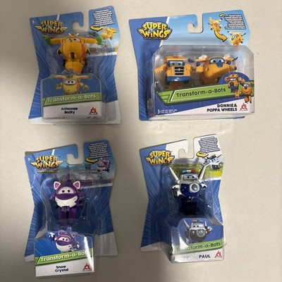 Super Wings Spielzeug 4 Flugzeuge Konvolut u.a. Paul