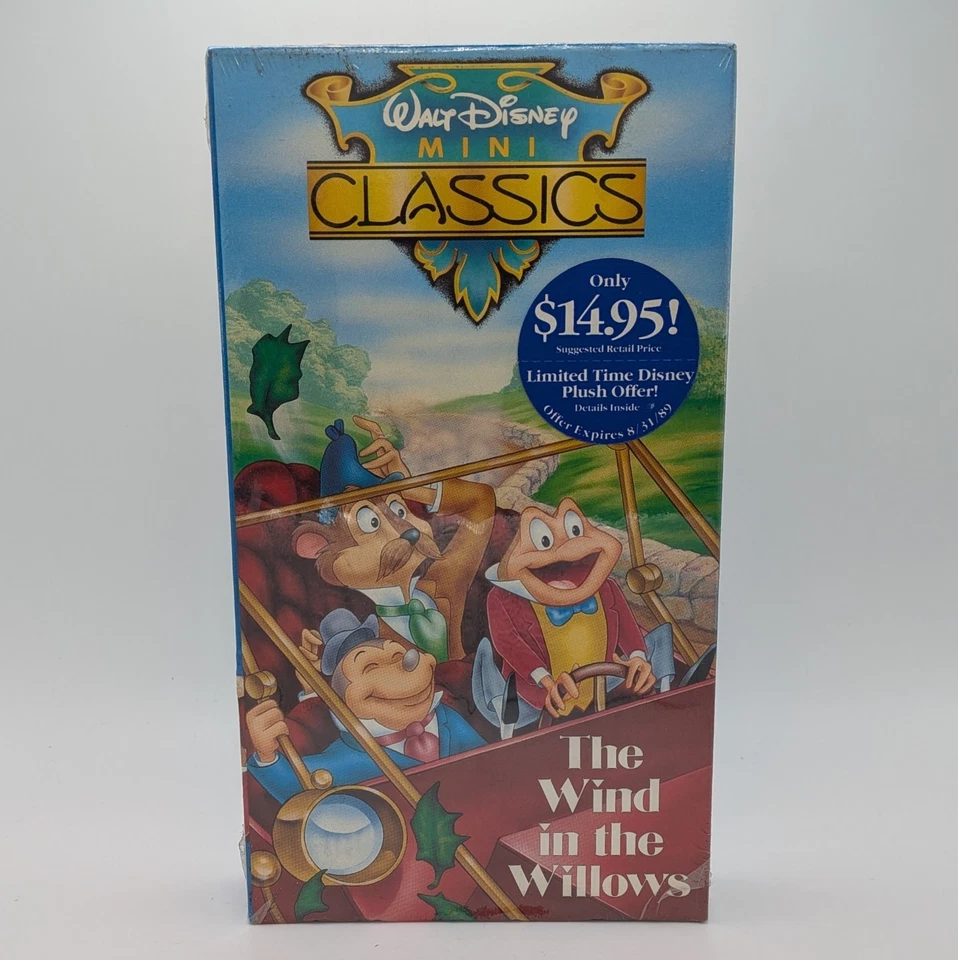 VHS Walt Disney Mini Classics BONGO & WIND IN THE WILLOWS Both NEW SEALED! 1990s - Image 2 of 4