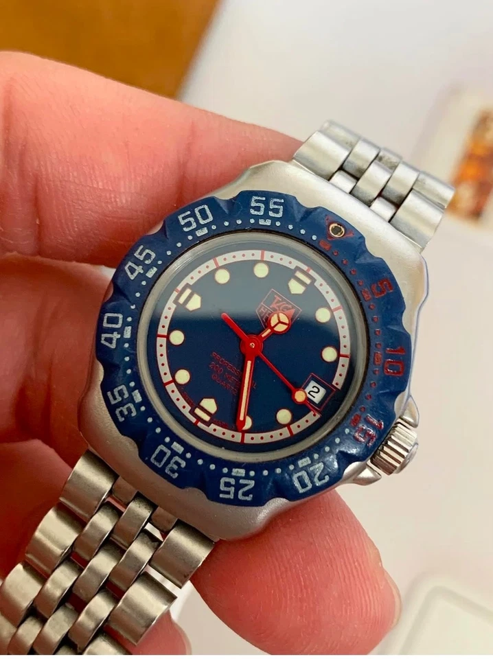 Reloj Tag Heuer Formula 1 Profesional 370.508 Dama Auténtico Vintage Foto 3 de 4