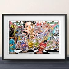 One Piece - Chapter 1113 Shonen Jump Art Spread 11x17 - Art Poster Anime manga