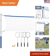 All-In-One Badminton Set - Ideal for Family Gatherings  Portable Adventures