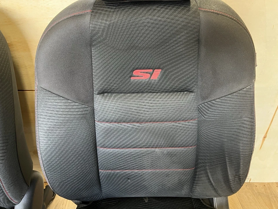 12-15 JUEGO ASIENTO PASAJERO CONDUCTOR DELANTERO Y TRASERO HONDA CIVIC SI CUPÉ OEM Foto 3 de 4