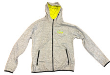 RM Running Man Scooby-Doo Run Hoodie Women's XL Full Zip Sweatshirt Gray Pockets