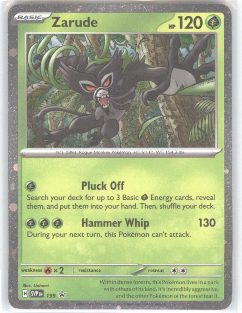 Zarude (Cosmos Holo) | 199 | SV: Scarlet & Violet Promo Cards | NM