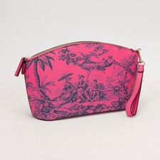 Printed Wristlet Cosmetic Bag Makeup Pouch Travel Toiletry Organizer Detachable