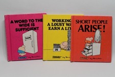 Lot 3 Ziggy Hard Cover Books Tom Wilson Vintage 1981 Universal Press Syndicate