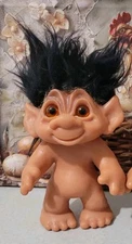Vintage 1970s Thomas Dam Chubby Boy Troll Doll Pointy Ears 