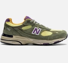US Men’s Size 9 Teddy Santis x New Balance 993 Made in USA Olive Leaf Maize