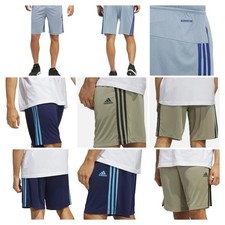 Adidas Men's 3 Stripe Moisture Wicking Breathable Active Short