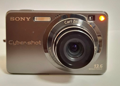Sony Cyber-shot DSC-W300 13.6MP Digital Camera - Black for sale