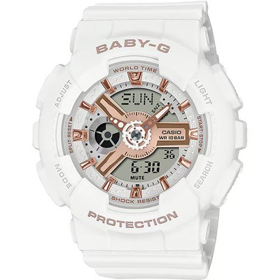 Casio Baby-G BA-110XRG-7AJF Ladies' Watch White Rose Gold Japan New